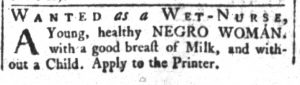 Nov 27 1770 - South-Carolina and American General Gazette Slavery 2