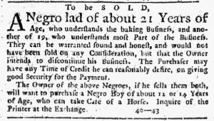 Aug 16 1770 - New-York Journal Slavery 1