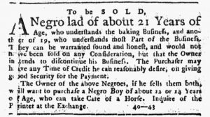 Aug 9 1770 - New-York Journal Slavery 1