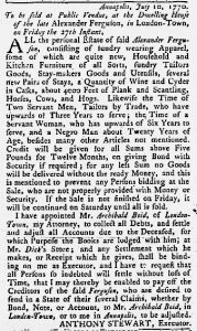 Jul 19 1770 - Maryland Gazette Slavery 2